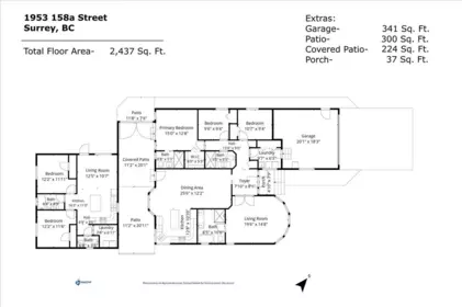 1953 158a Street, Surrey, BC, Surrey — Single Family Residence for sale