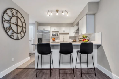 Kitchen Island Photo of 110 1215 Pacific Street Street, Coquitlam, BC