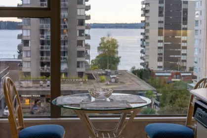 Aerial View of 502 570 18th Street, West Vancouver, BC