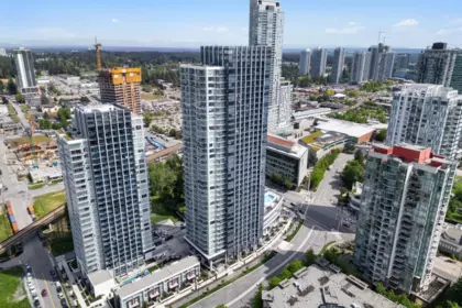 Aerial View of 3012 10448 University Drive, Surrey, BC