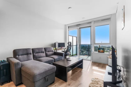 Living Room Photo of 3012 10448 University Drive, Surrey, BC