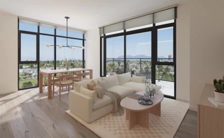 Living Room Photo of 1103 688 W 57th Avenue, Vancouver, BC