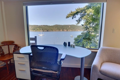 Aerial View of 7909 Bedwell Drive, Pender Island, BC