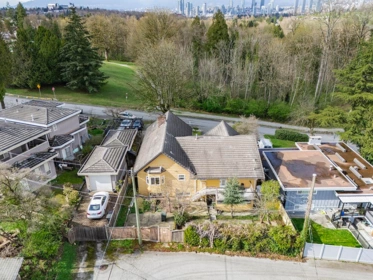 Aerial View of 4976 Bond Street, Burnaby, BC