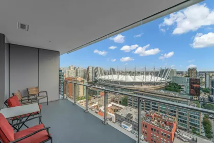 Outdoor Patio Photo of 2103 885 Cambie Street, Vancouver, BC