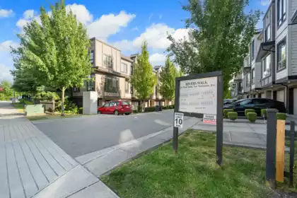 Aerial View of 8 100 Wood Street, New Westminster, BC