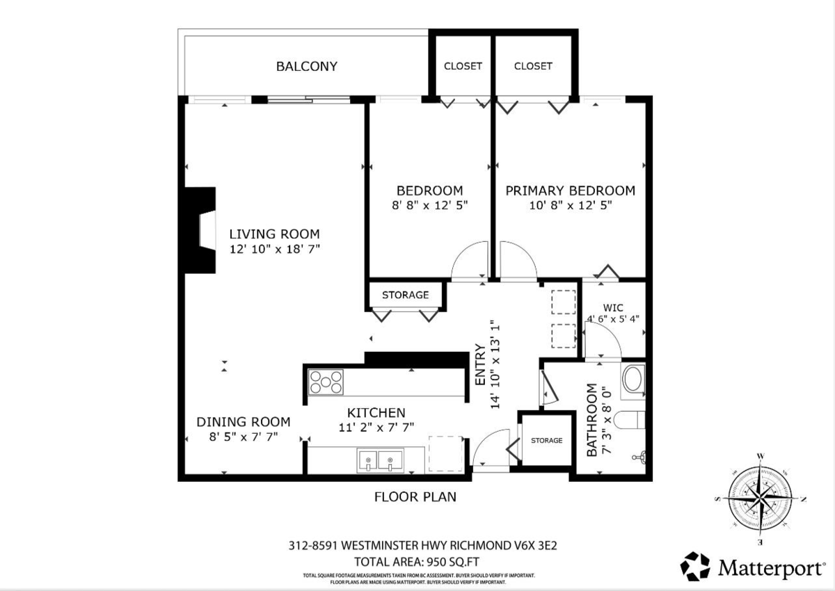 Bedroom 4 Photo of 312 8591 Westminster Highway, Richmond, BC