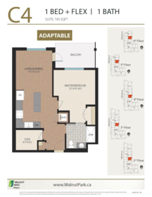 A433 8233 208b Street, Langley, BC, Willoughby Heights — 1 bed apartment/condo for sale