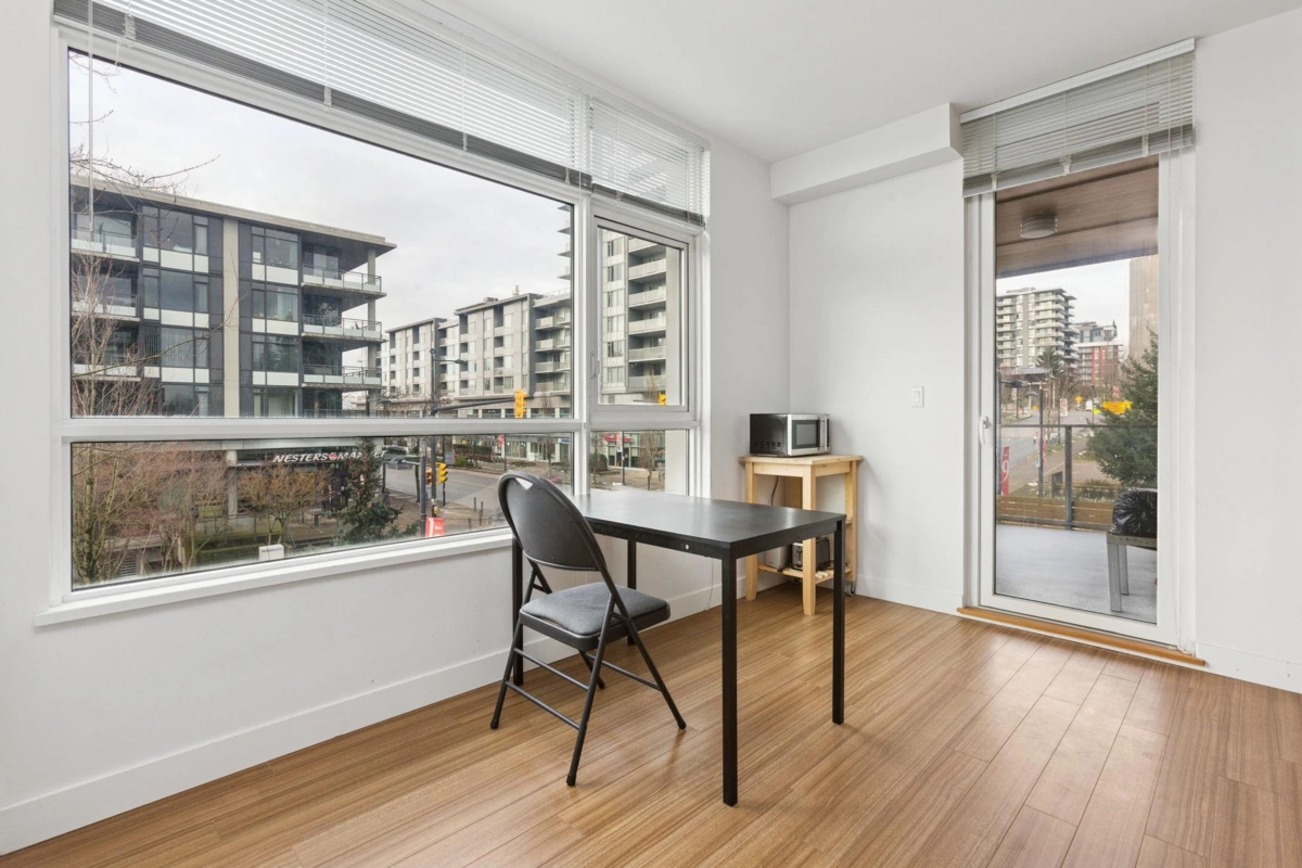 Dining Area Photo of 305 9150 University High Street, Burnaby, BC