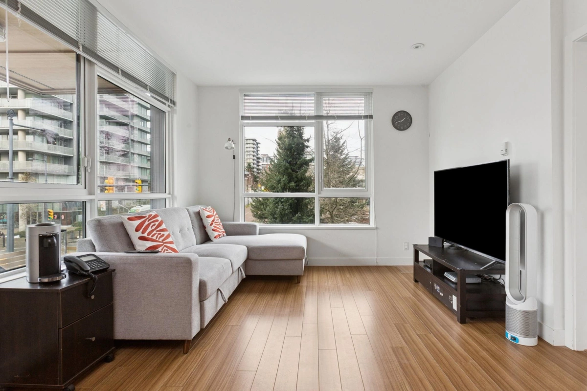 Exterior Rear Photo of 305 9150 University High Street, Burnaby, BC