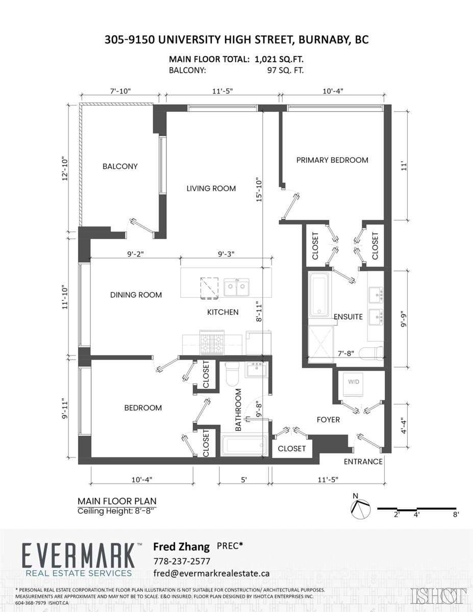 Powder Room Photo of 305 9150 University High Street, Burnaby, BC