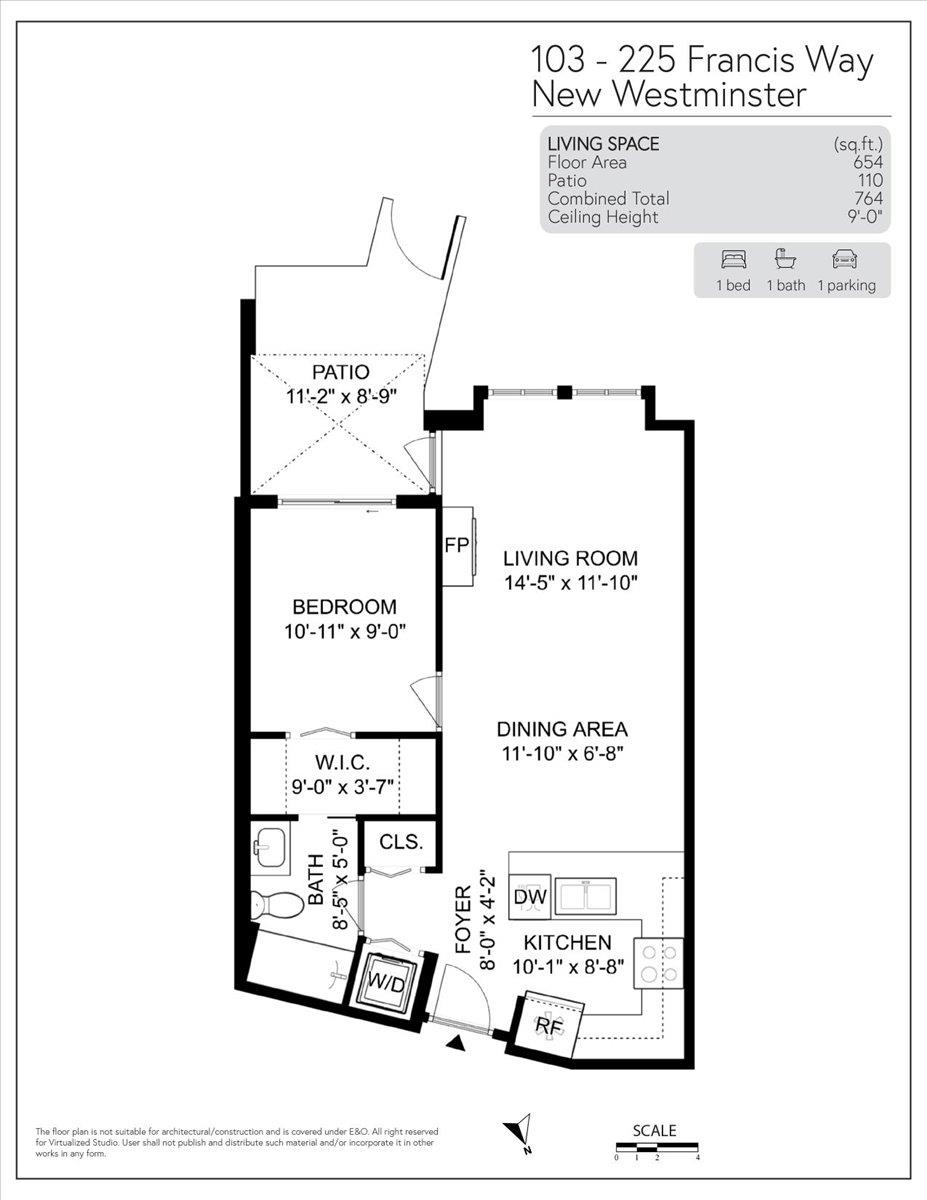 Street View Photo of 103 225 Francis Way, New Westminster, BC