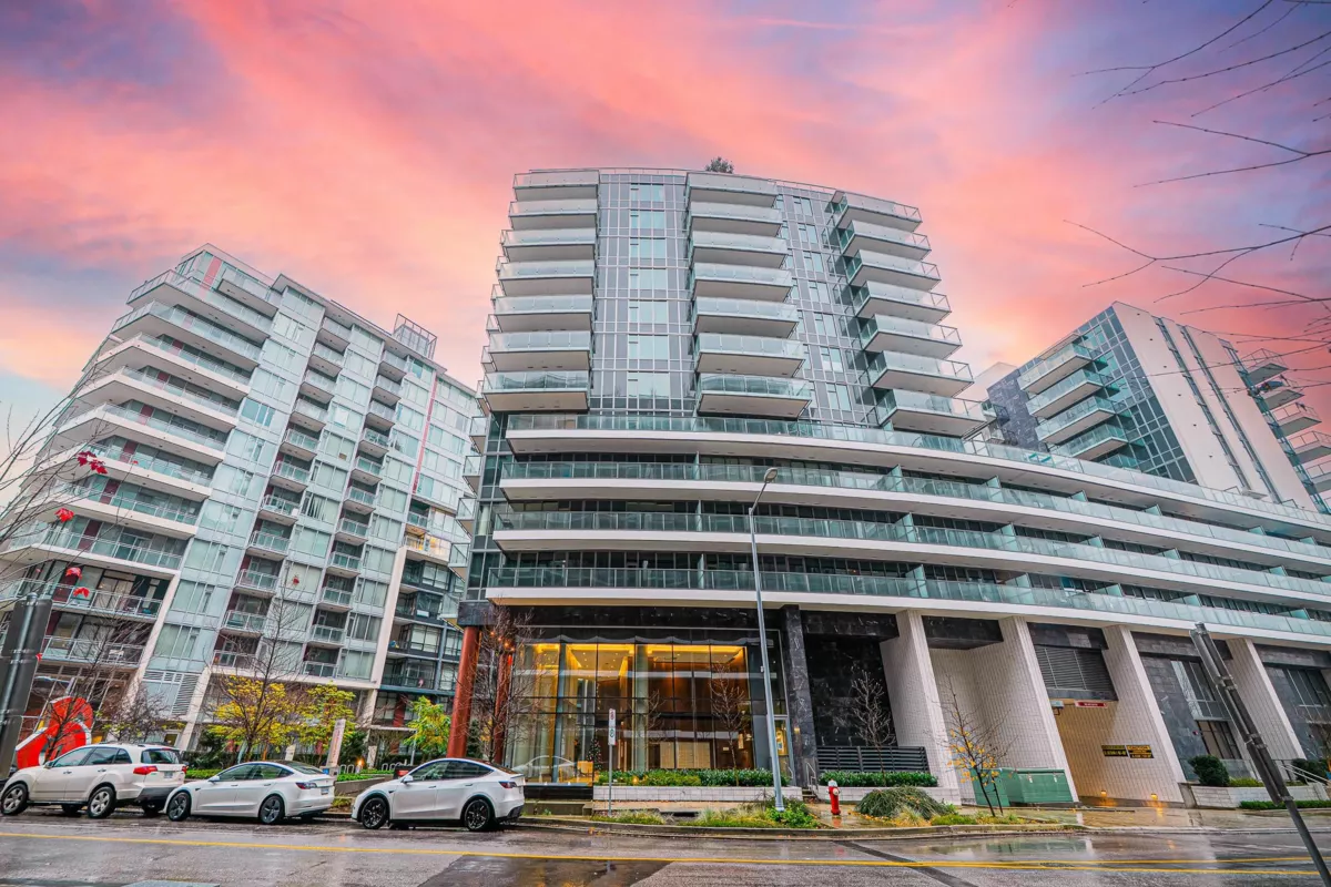 Exterior Rear Photo of 582 8608 Hazelbridge Way, Richmond, BC