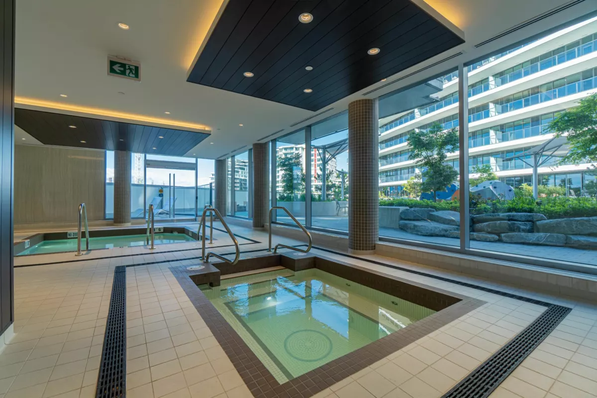 Hot Tub / Spa Photo of 582 8608 Hazelbridge Way, Richmond, BC