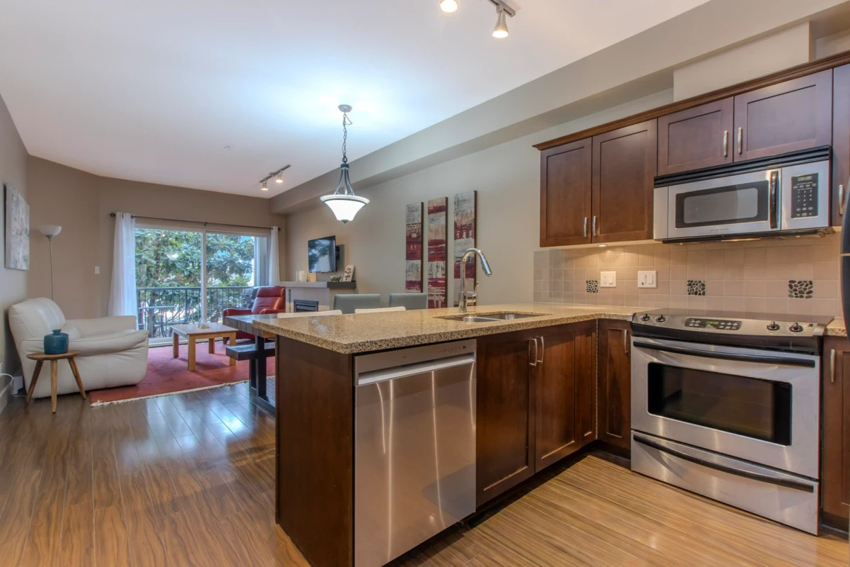 Kitchen Island Photo of 320 1336 Main Street, Squamish, BC