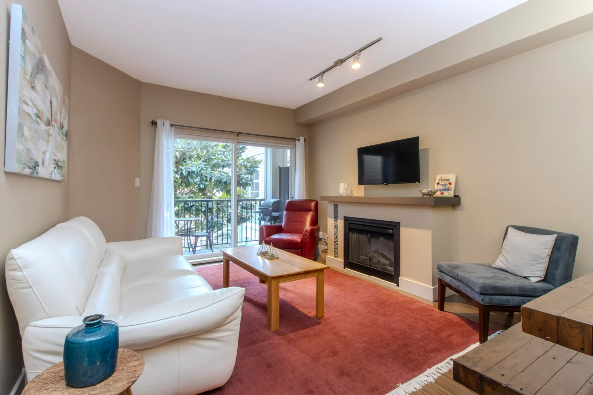 Living Room Photo of 320 1336 Main Street, Squamish, BC