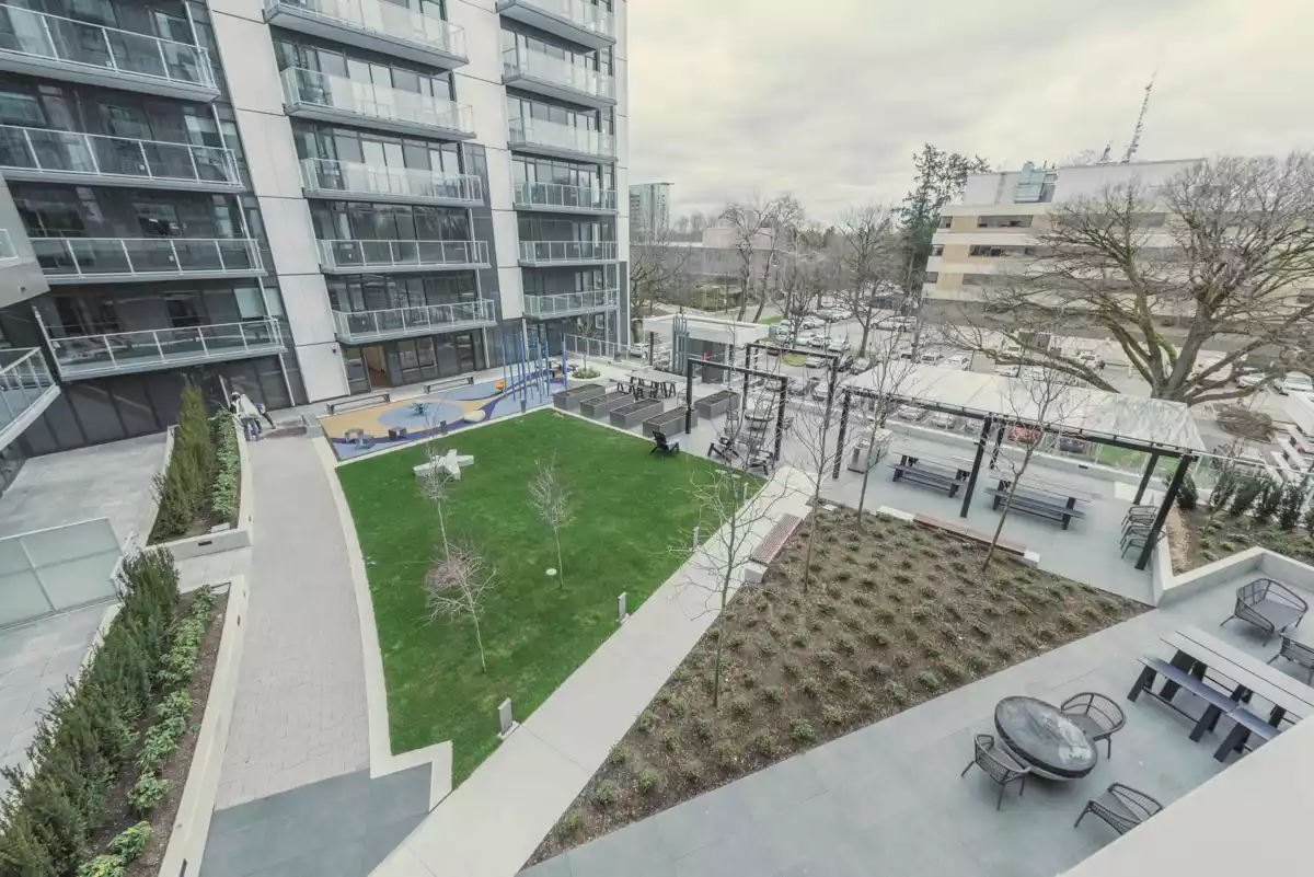 Outdoor Deck Photo of 1309 6788 Minoru Boulevard, Richmond, BC