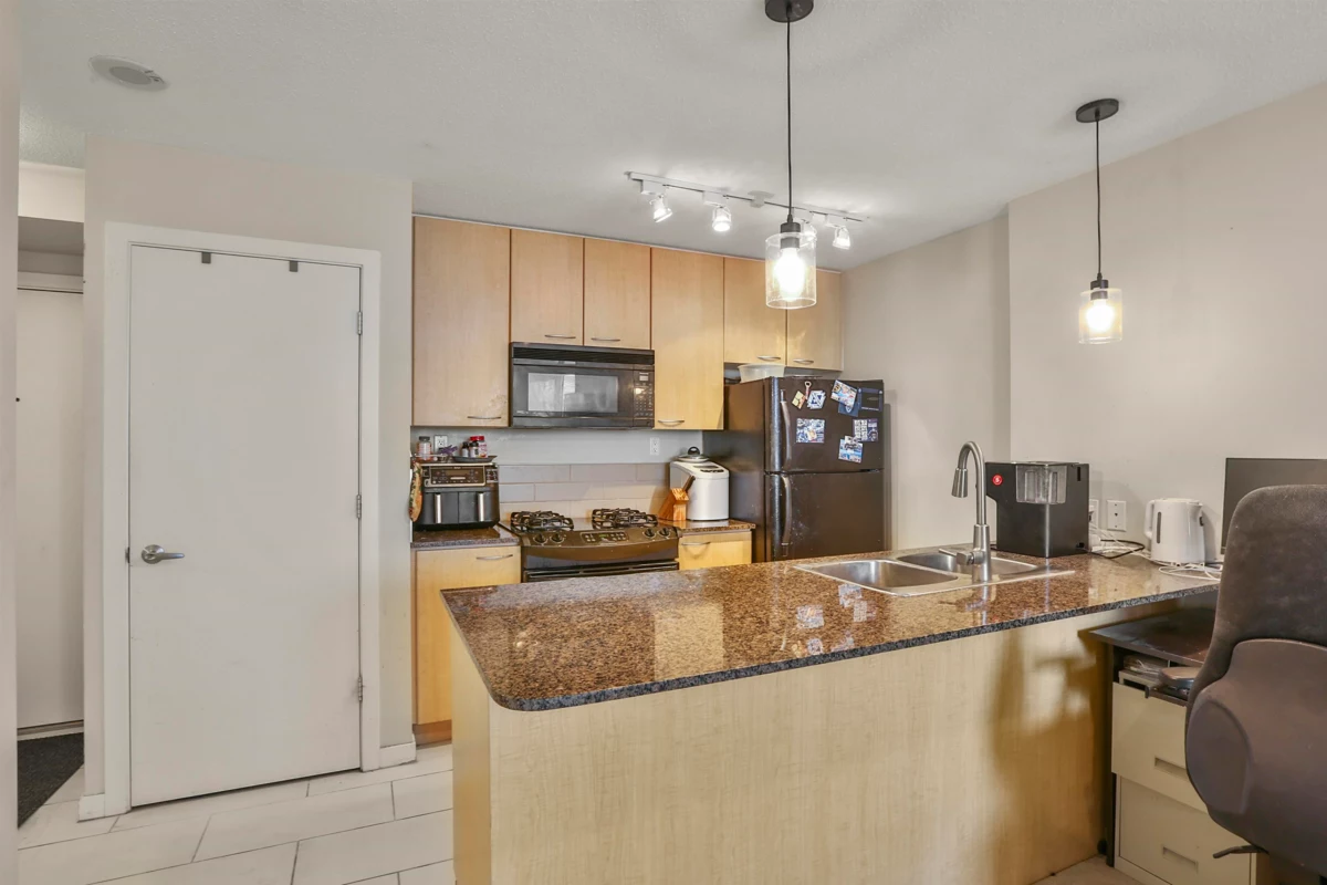 Living Room Photo of 2001 7178 Collier Street, Burnaby, BC
