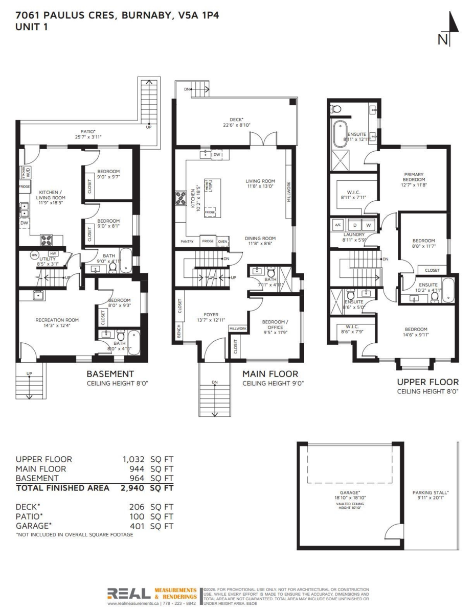 Kitchen Island Photo of 1 7061 Paulus Crescent, Burnaby, BC