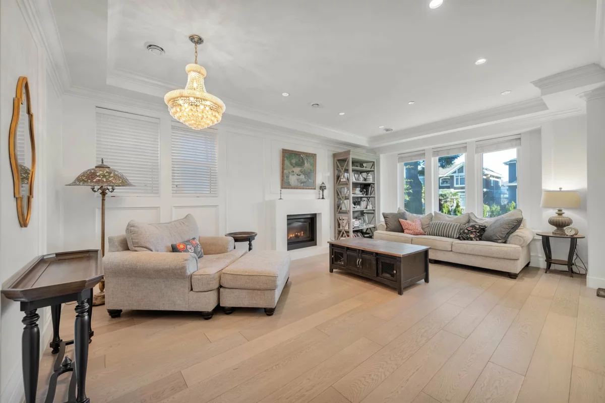 Living Room Photo of 5887 Battison Street, Vancouver, BC