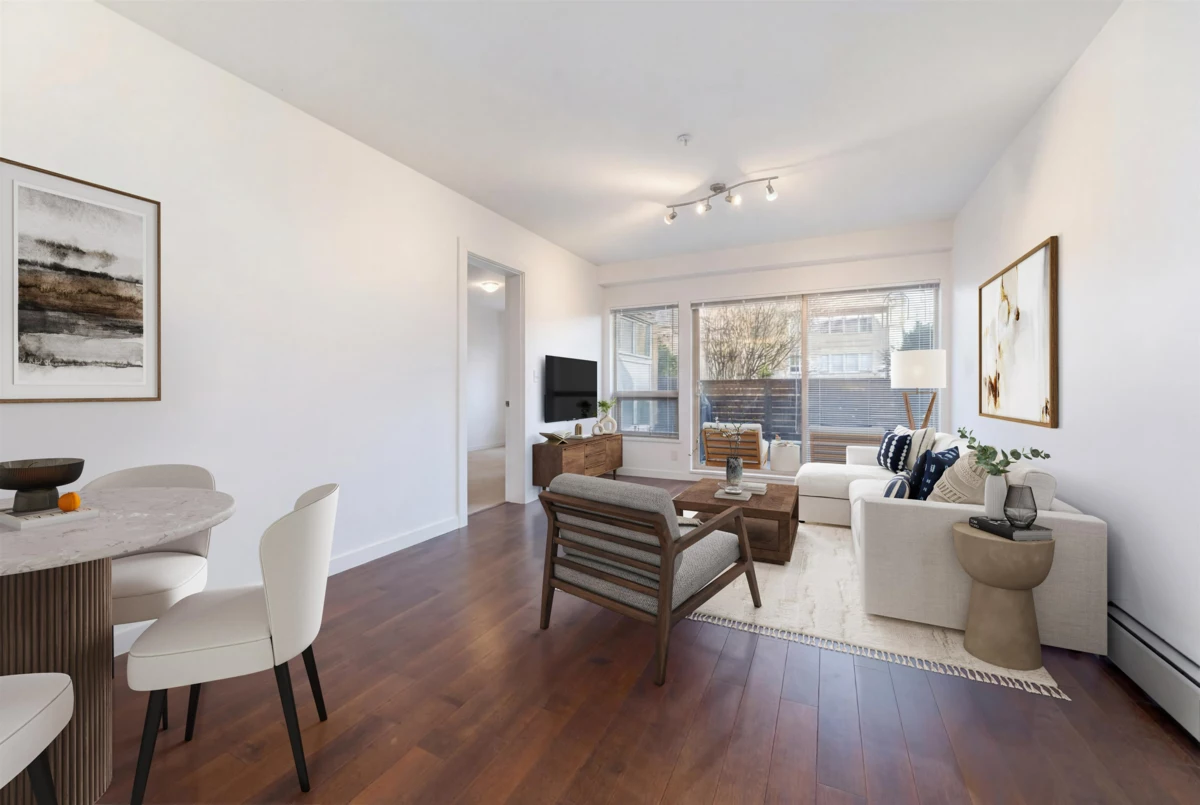 Exterior Rear Photo of 109 1033 St. Georges Avenue, North Vancouver, BC