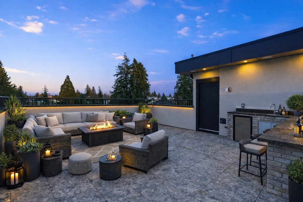 Living Room Photo of 2 8408 17th Avenue, Burnaby, BC