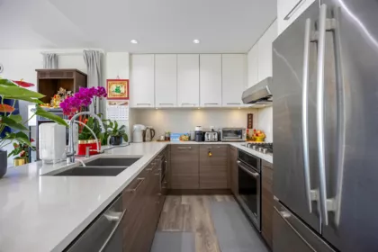 Powder Room Photo of 305 8580 River District Crossing, Vancouver, BC