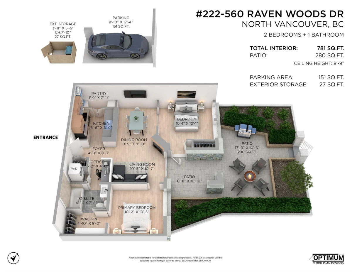 Garage Interior Photo of 222 560 Raven Woods Drive, North Vancouver, BC