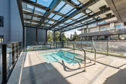 Aerial View of 2304 1588 Johnston Road, White Rock, BC