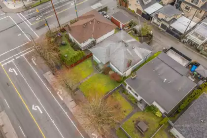 Aerial View of 3115 E 49 Avenue, Vancouver, BC