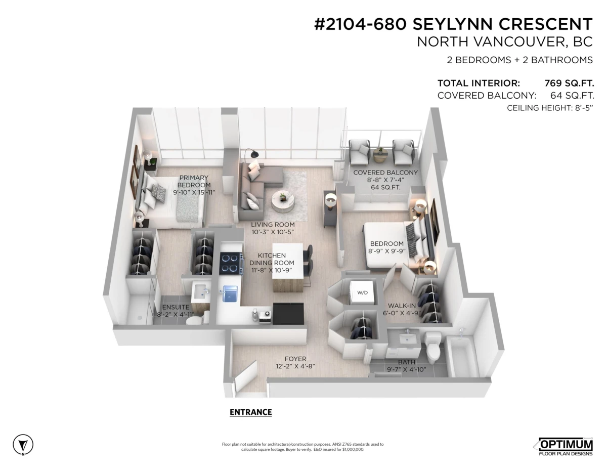 Family Room Photo of 2104 680 Seylynn Crescent, North Vancouver, BC