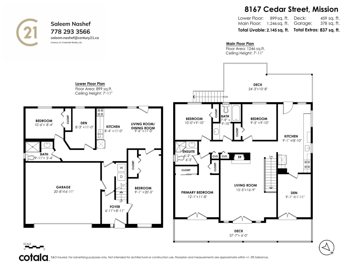Exterior Rear Photo of 8167 Cedar Street, Mission, BC