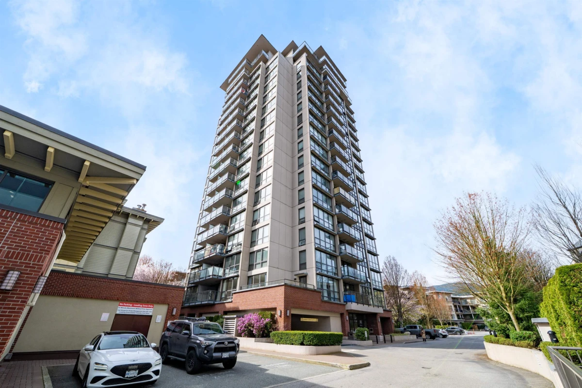 Exterior Rear Photo of 702 2959 Glen Drive, Coquitlam, BC