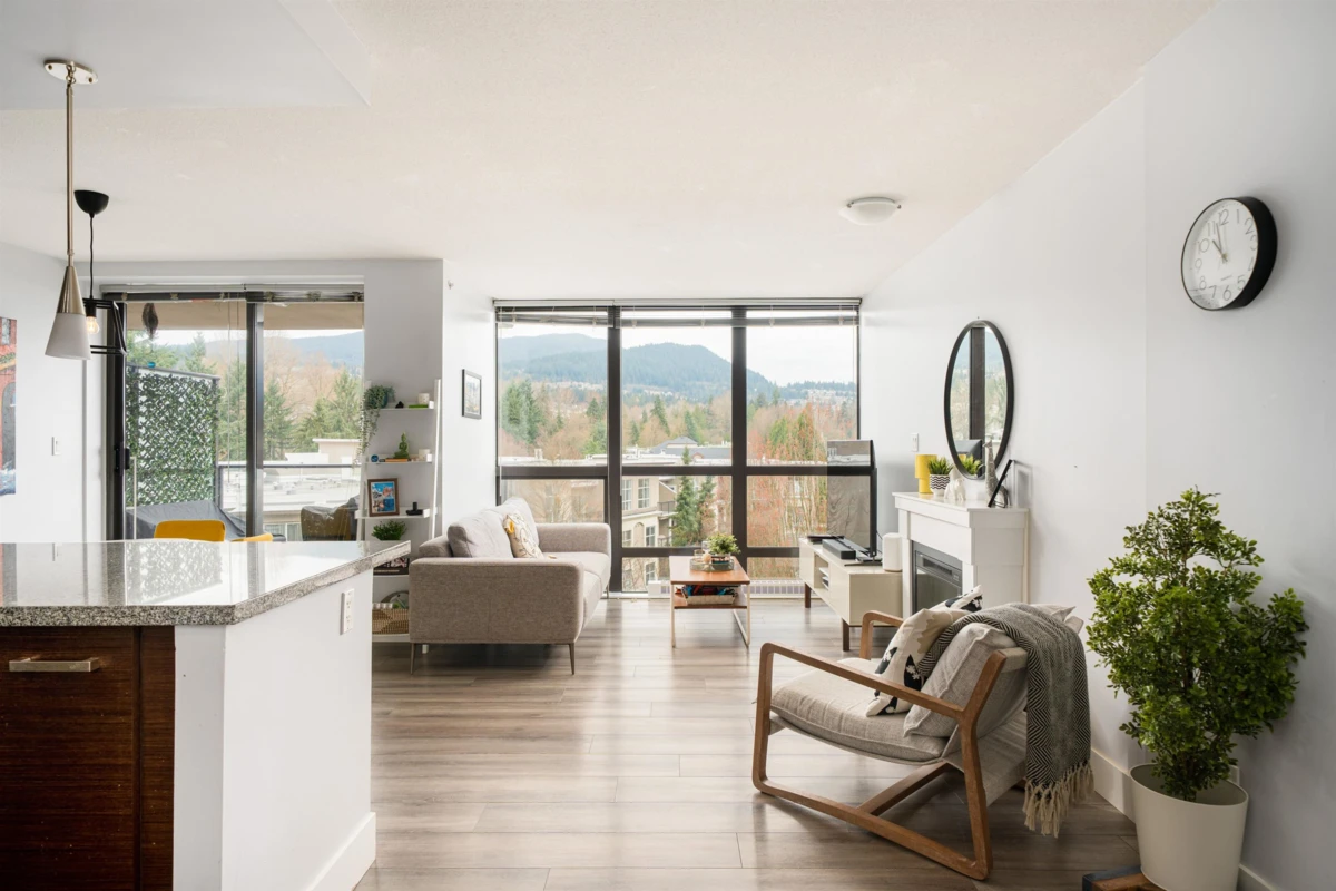 Family Room Photo of 702 2959 Glen Drive, Coquitlam, BC