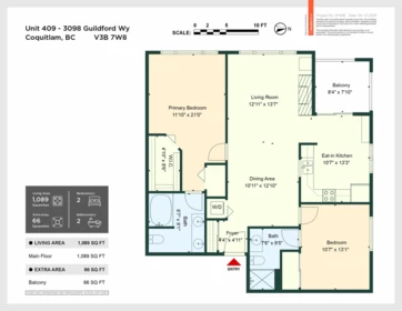 Street View Photo of 409 3098 Guildford Way, Coquitlam, BC