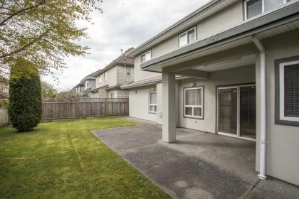 Aerial View of 3648 Semlin Drive, Richmond, BC