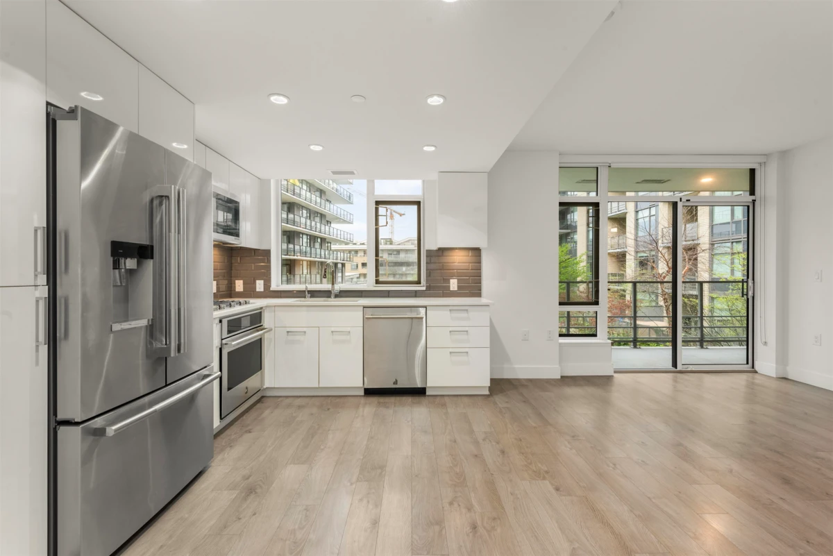 Dining Area Photo of 304 3498 Marine Way, Vancouver, BC