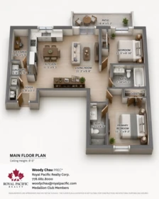Hallway Photo of 304 3498 Marine Way, Vancouver, BC