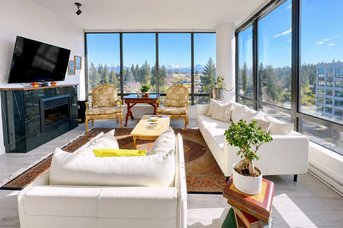 Living Room Photo of 1102 110 Brew Street, Port Moody, BC