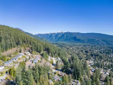 Aerial View of 3866 Michener Way, North Vancouver, BC