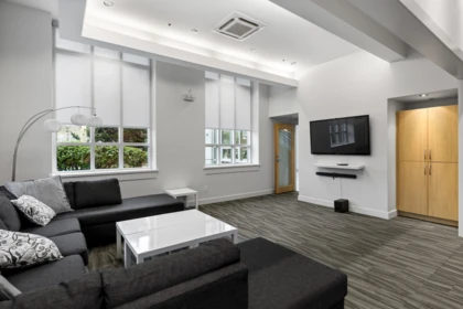 Basement Recreation Room Photo of 201 15436 31 Avenue, Surrey, BC