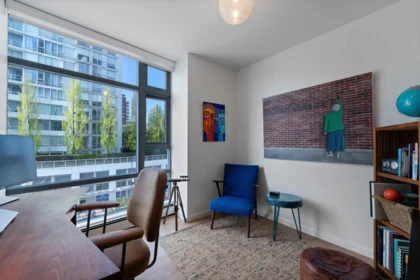 Aerial View of 501 1199 Marinaside Crescent, Vancouver, BC