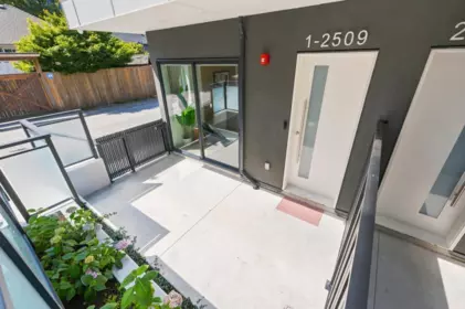 1 2509 Kitchener Street, Vancouver, BC, Vancouver — Townhouse for sale