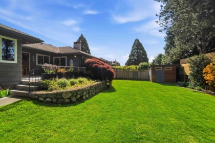 Aerial View of 4264 Musqueam Drive, Vancouver, BC