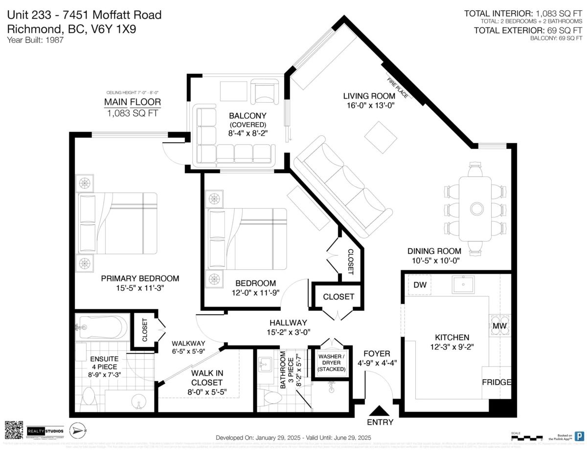 Exterior Rear Photo of 233 7451 Moffatt Road, Richmond, BC