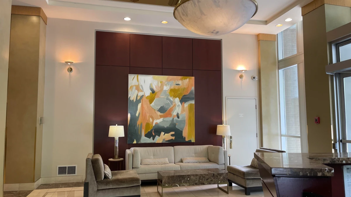 Living Room Photo of 605 1228 Marinaside Crescent, Vancouver, BC