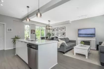 Kitchen Island Photo of 602 11295 Pazarena Place, Maple Ridge, BC