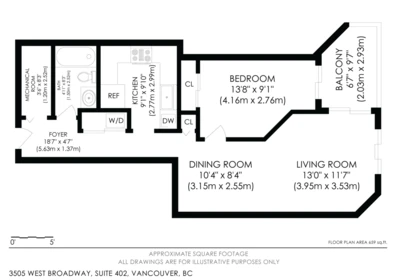 Garage Interior Photo of 402 3505 W Broadway, Vancouver, BC