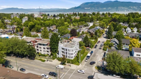 Outdoor Deck Photo of 402 3505 W Broadway, Vancouver, BC