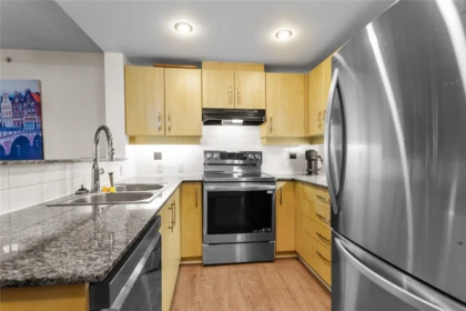 Primary Bedroom Photo of 307 9298 University Crescent, Burnaby, BC